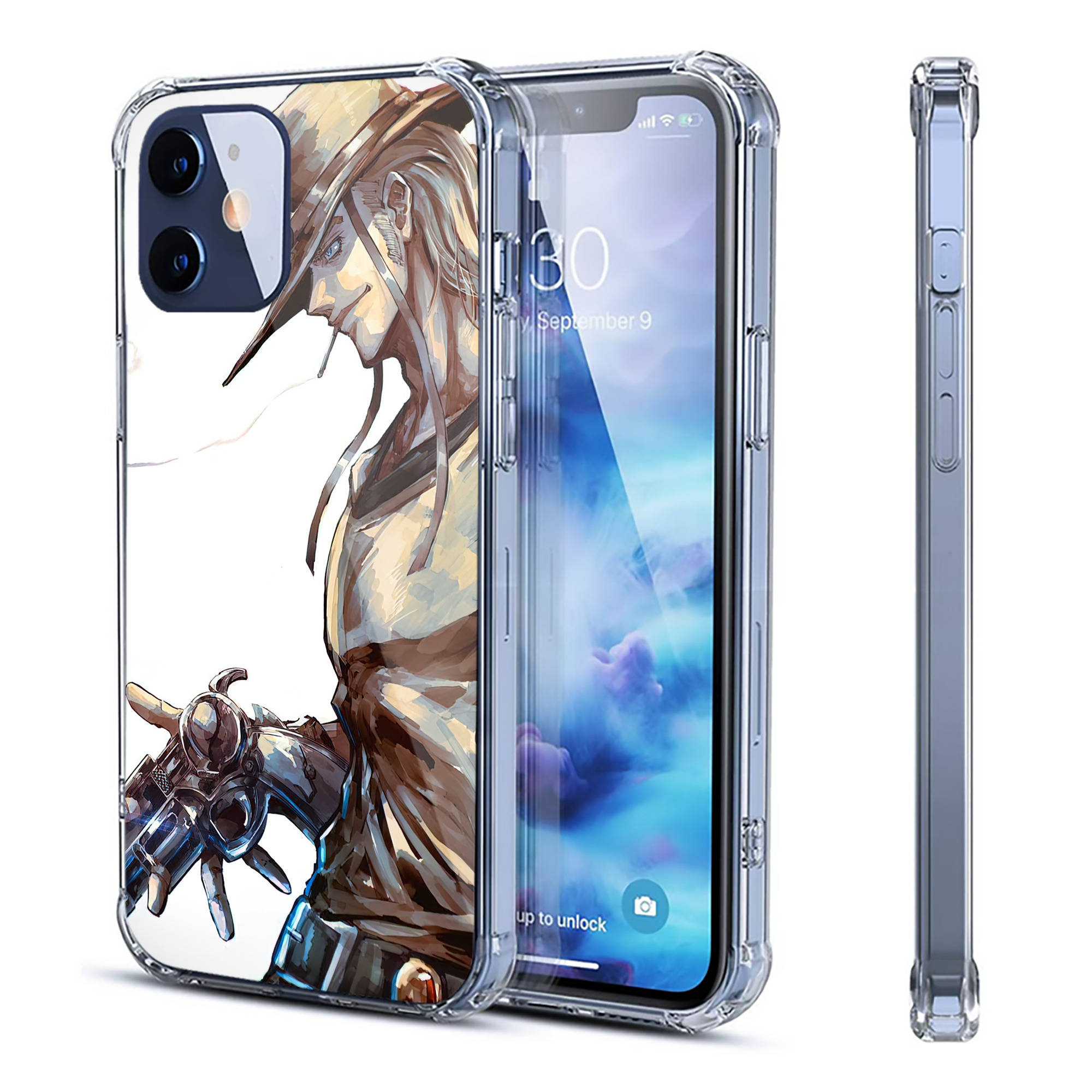 （画像用） ジョジョの奇妙な冒険 JoJo's Bizarre Adventure 【iPhone 12シリーズ対応】透明スマホケース（クリアソフトケース）
